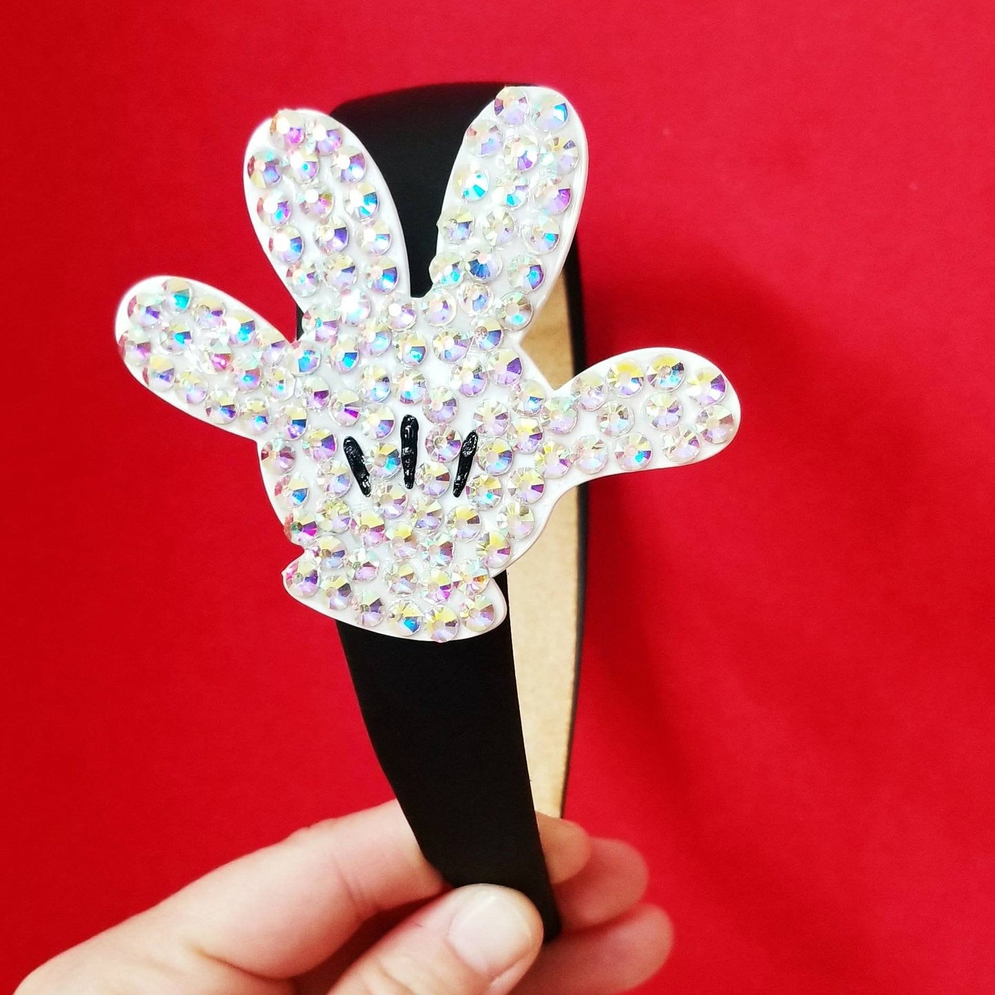 3d Hiya Pal hands side style headband. With or without rhinestones