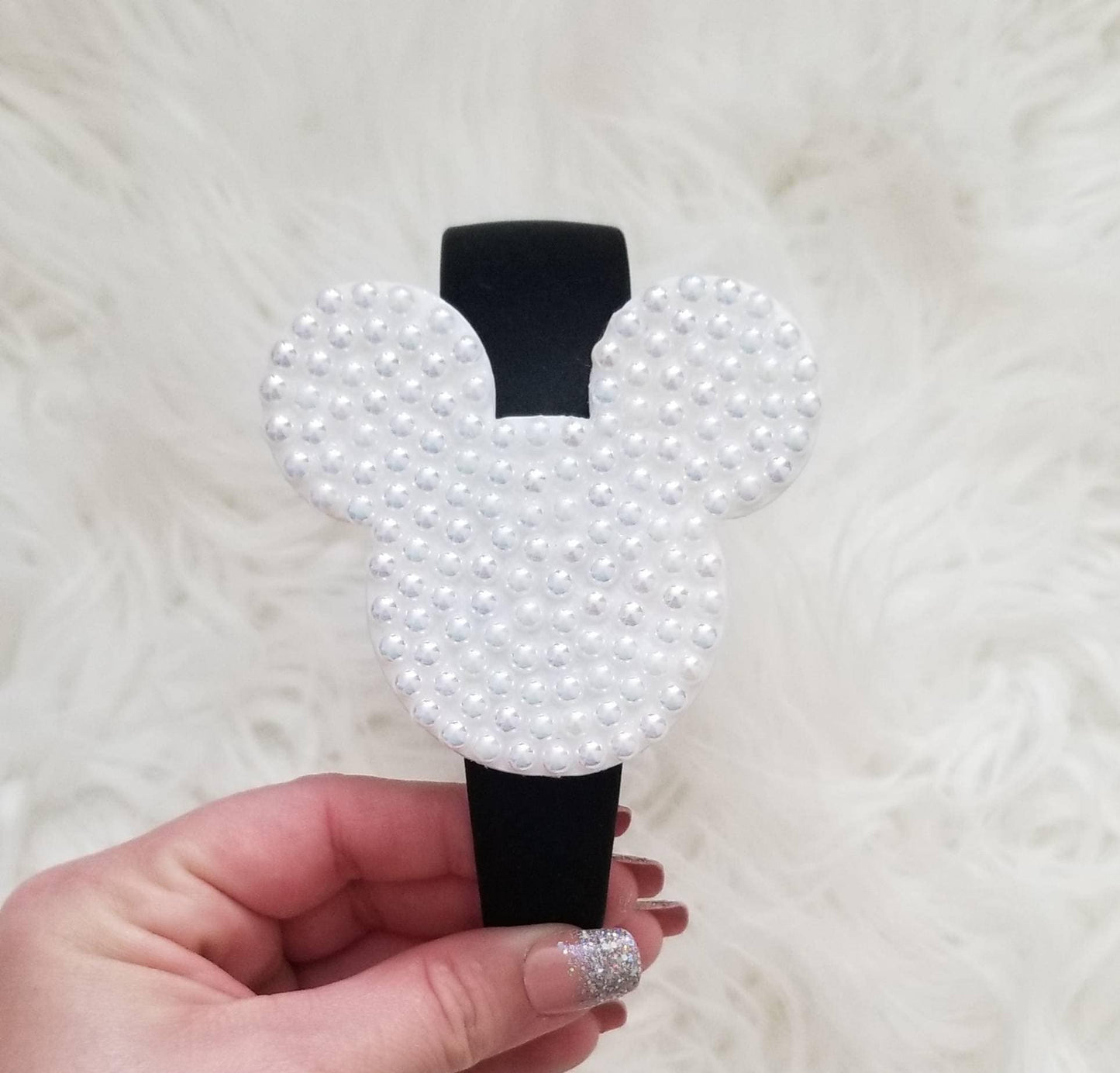 Pearl mouse 3d side headband