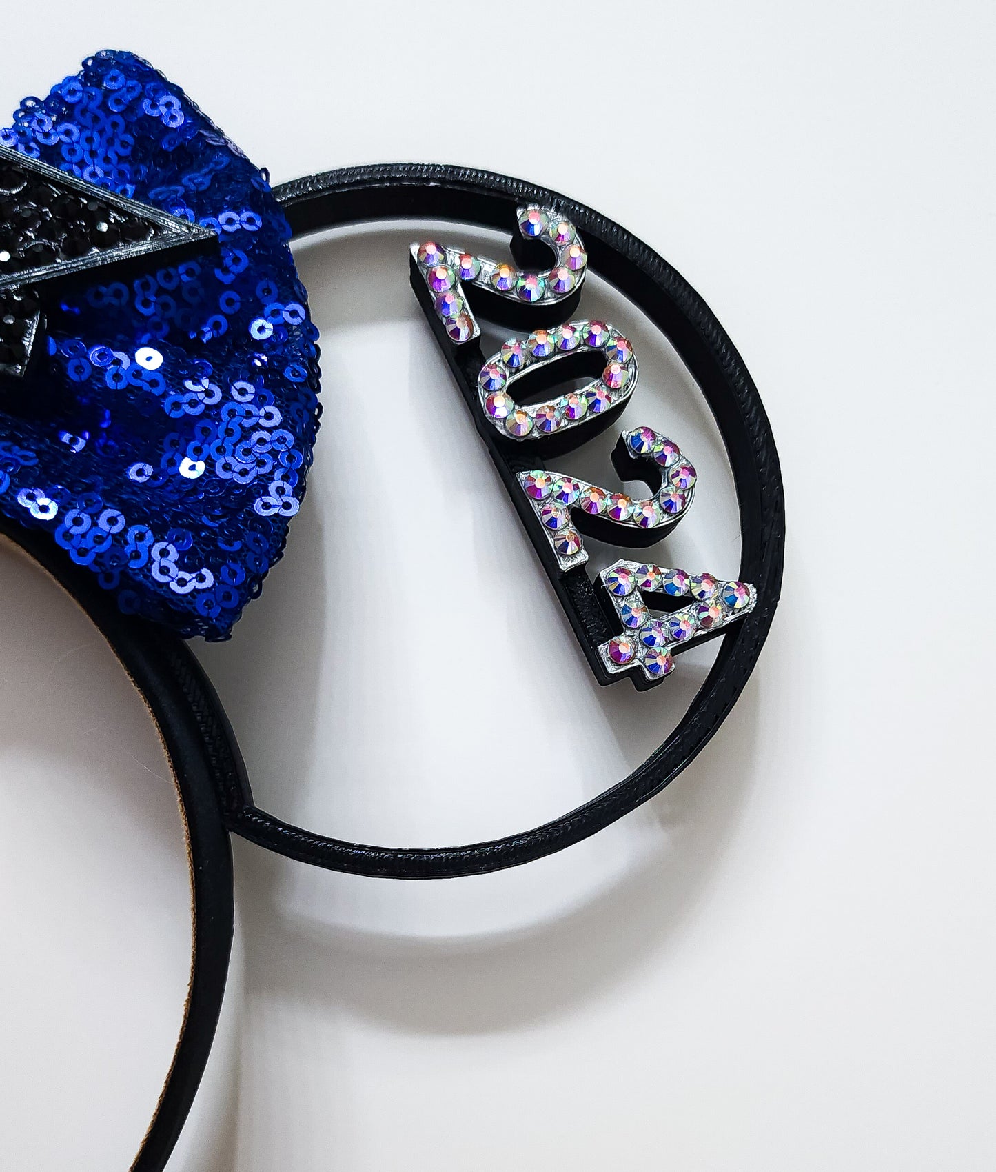 2024 Graduation Ears , grad ears with rhinestones.  Special graduation 3d ears