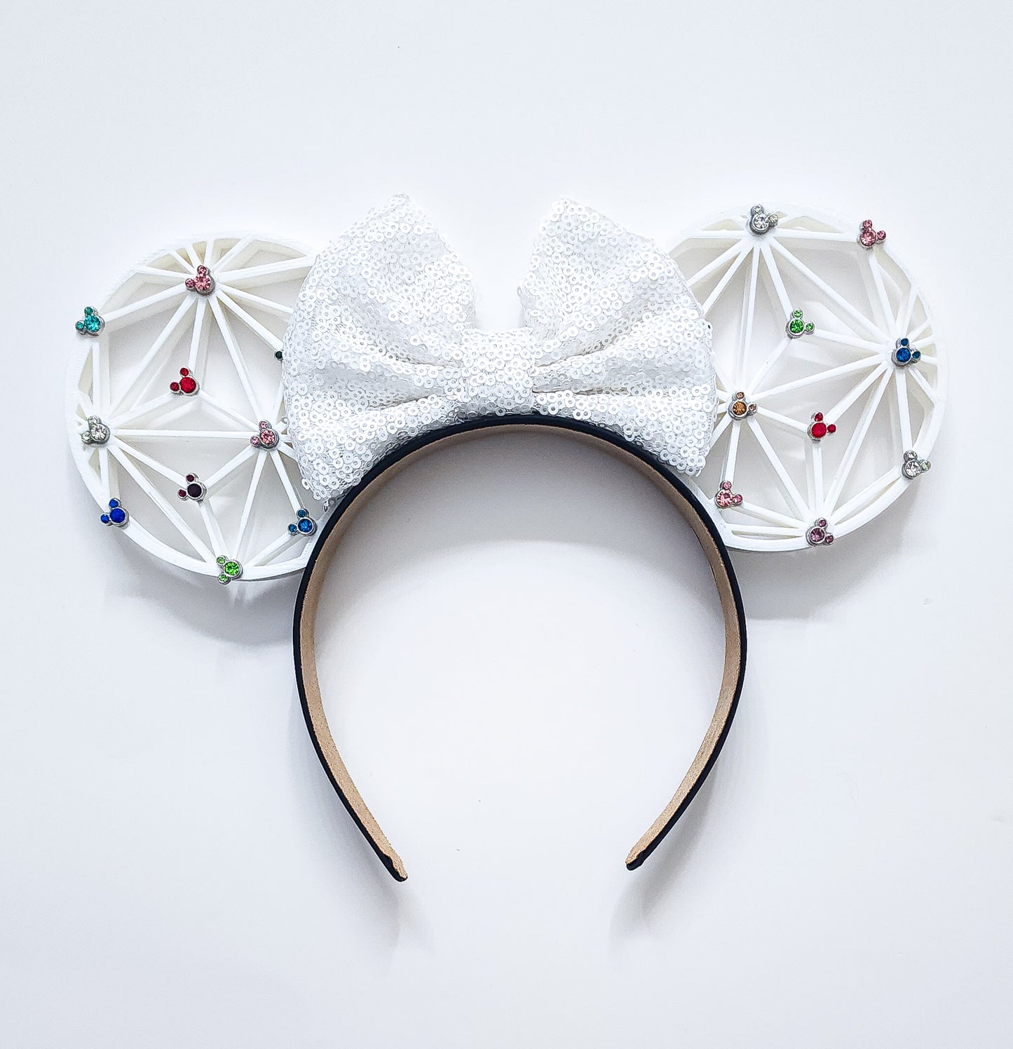 Colorful mouse rhinestone epcot inspired ears
