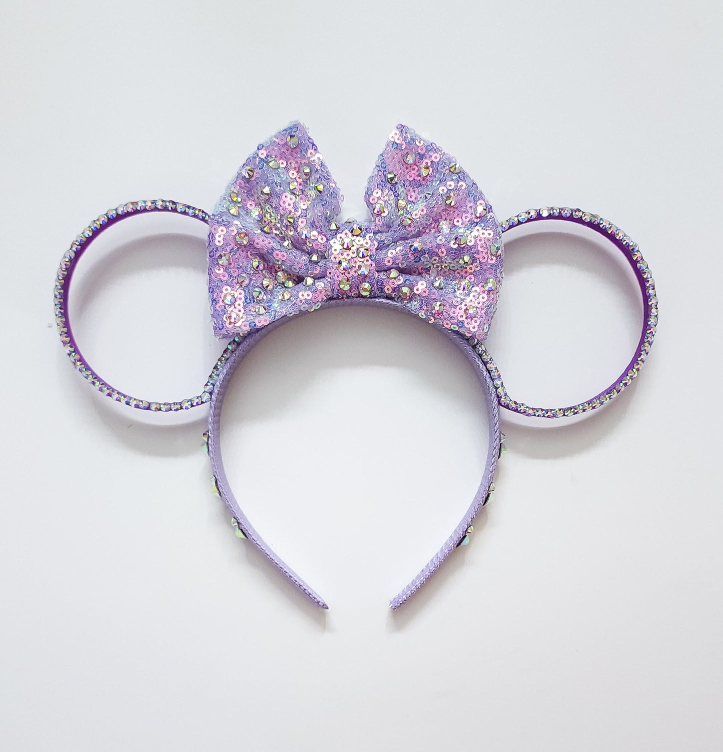 Child size 3d ears with rhinestones