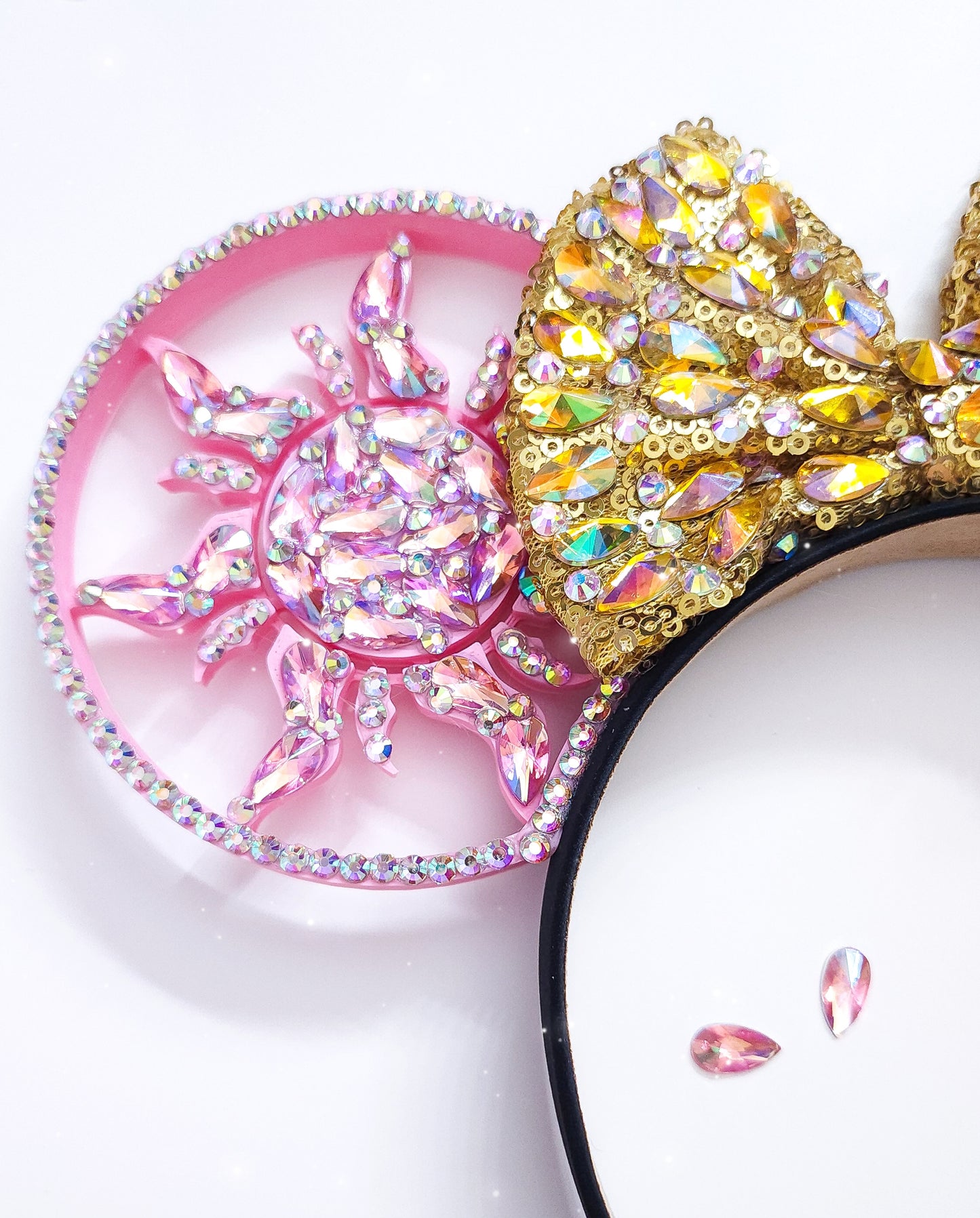 Princess sun big crystal rhinestone style