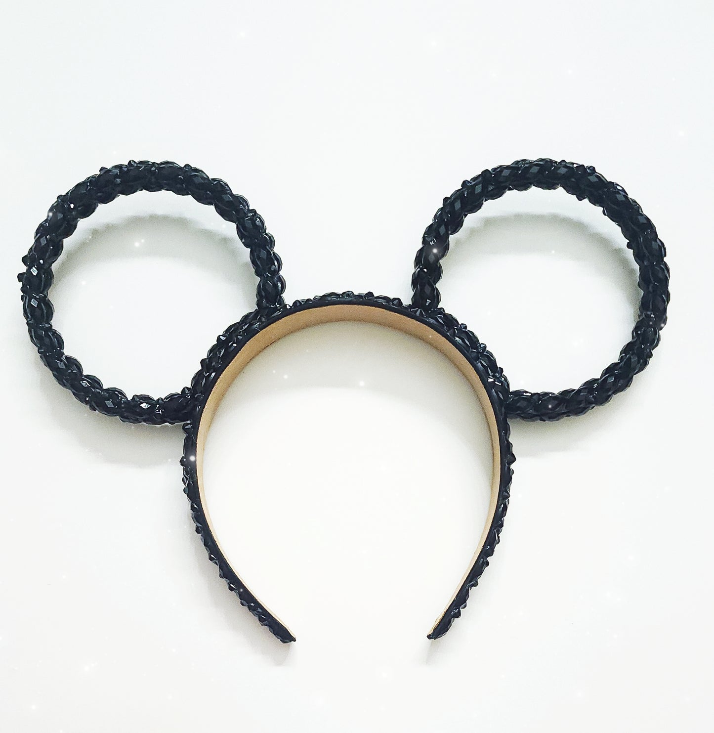 THE MAGICAL black rhinestone rings and rhinestone headband