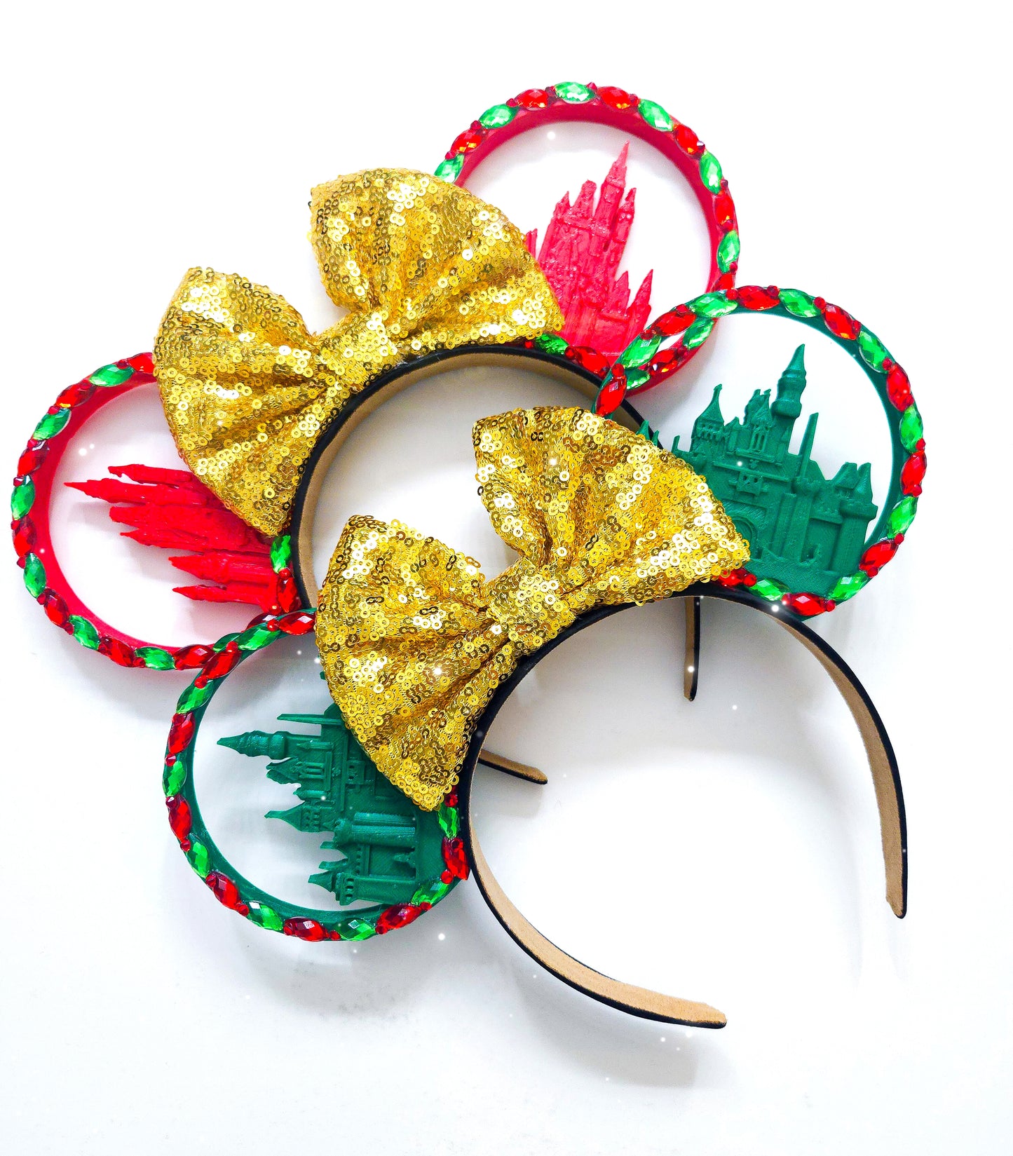 Christmas castles ear christmas/holiday ears