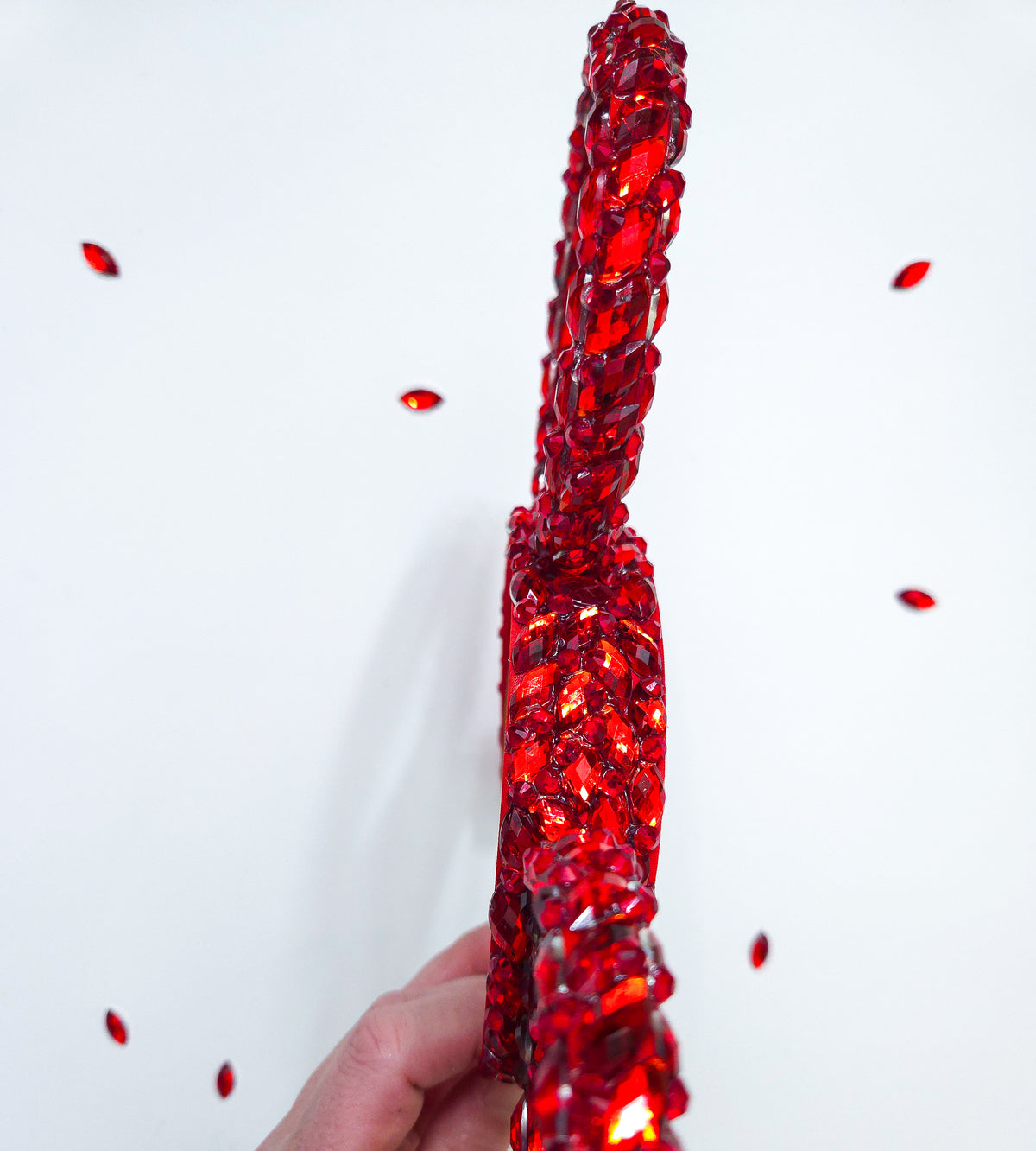 Red Magic Rings RED-THE MAGICAL rhinestone rings with bow or no bow – Magic Mountain Ears