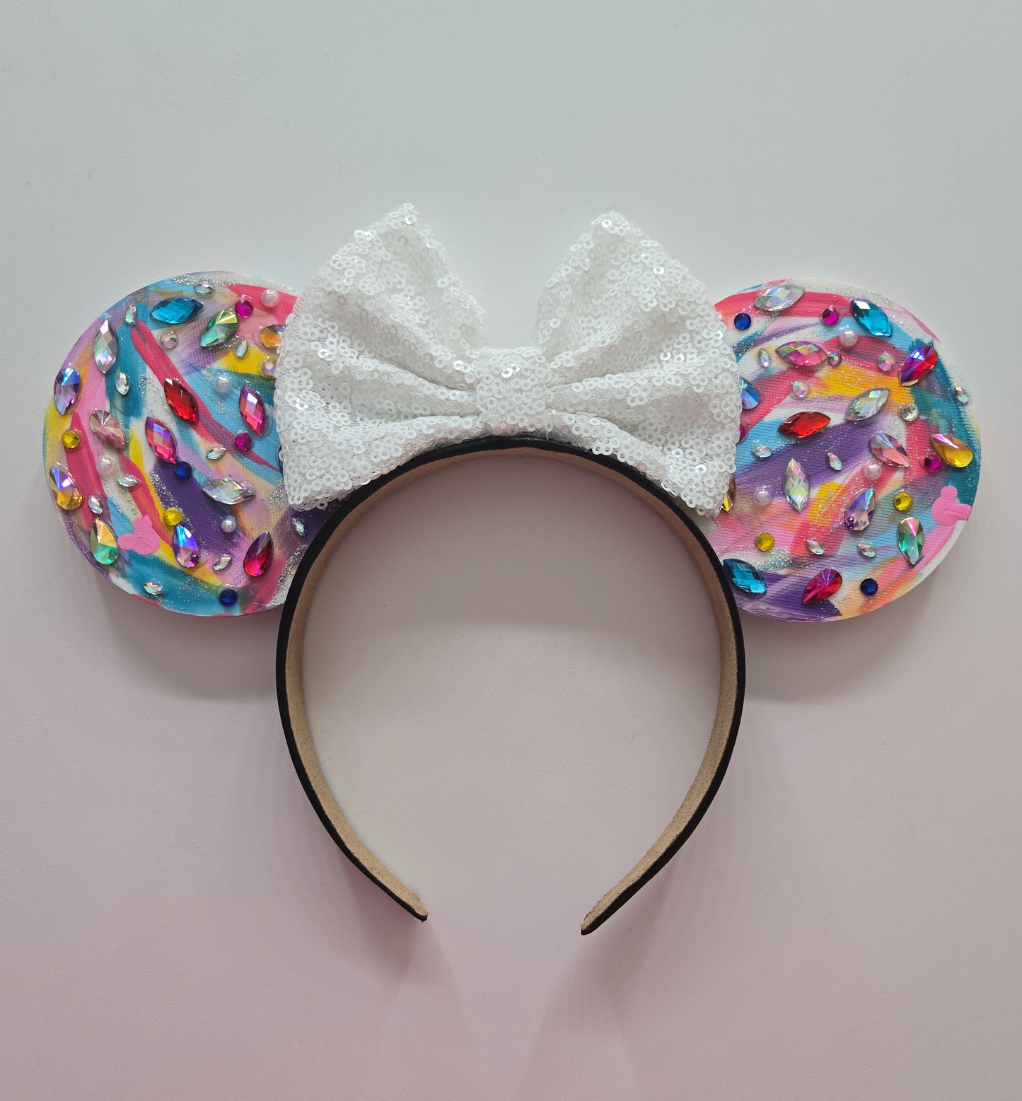 PRE-ORDER Paint and chunky rhinestone ears