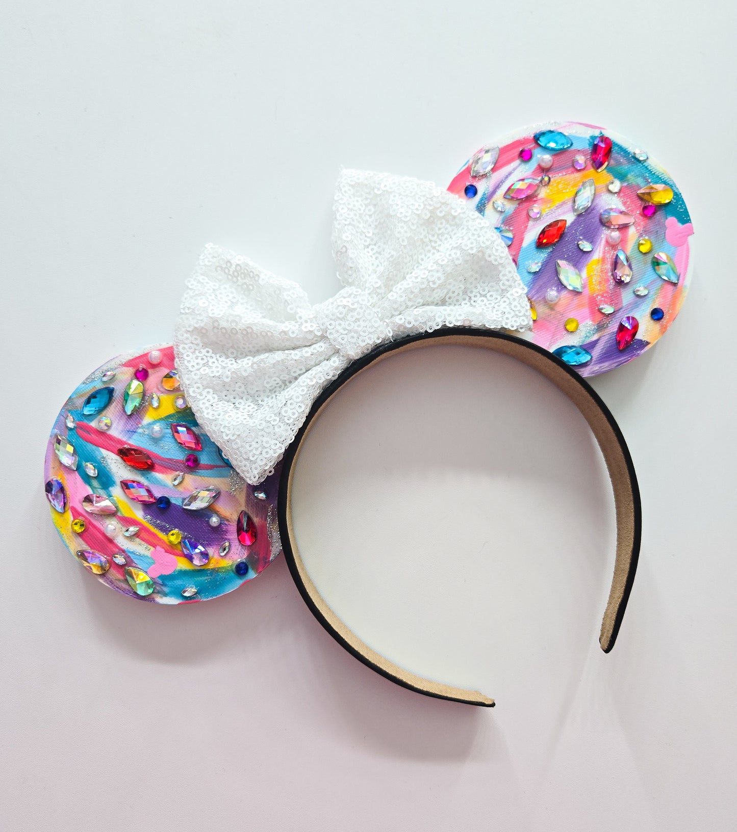 PRE-ORDER Paint and chunky rhinestone ears