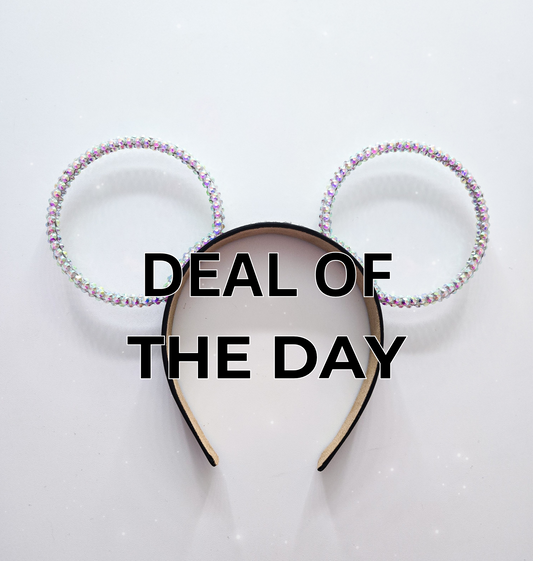 deal of the day : white TWINKLE ring ears with or without bow