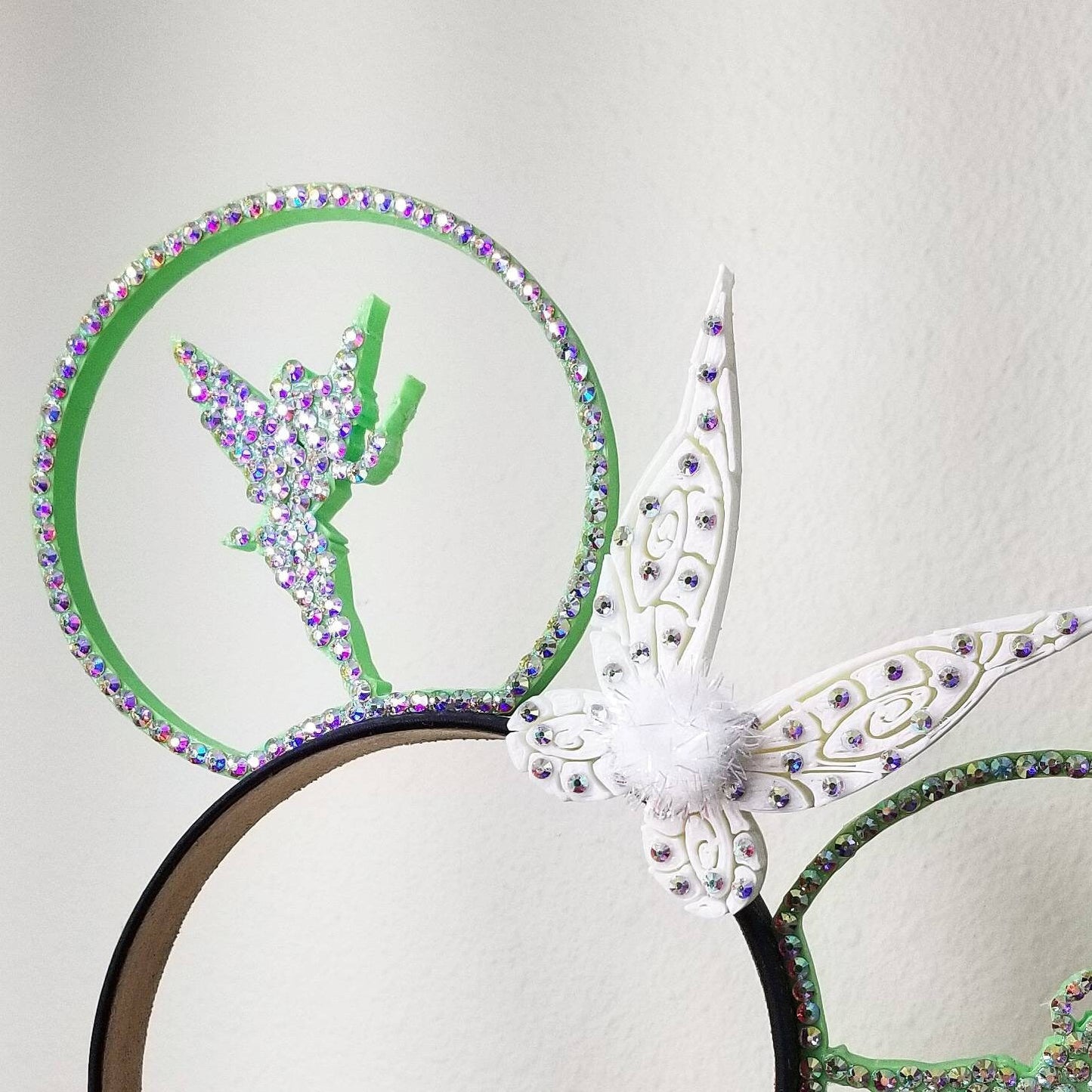 PIXIE, Tinker 3D Ears covered with Rhinestones