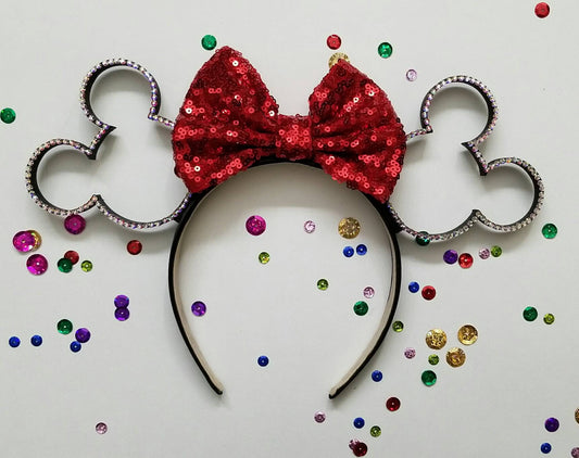 3D Mouse Ears, The Classic Mouse WITH RHINESTONE