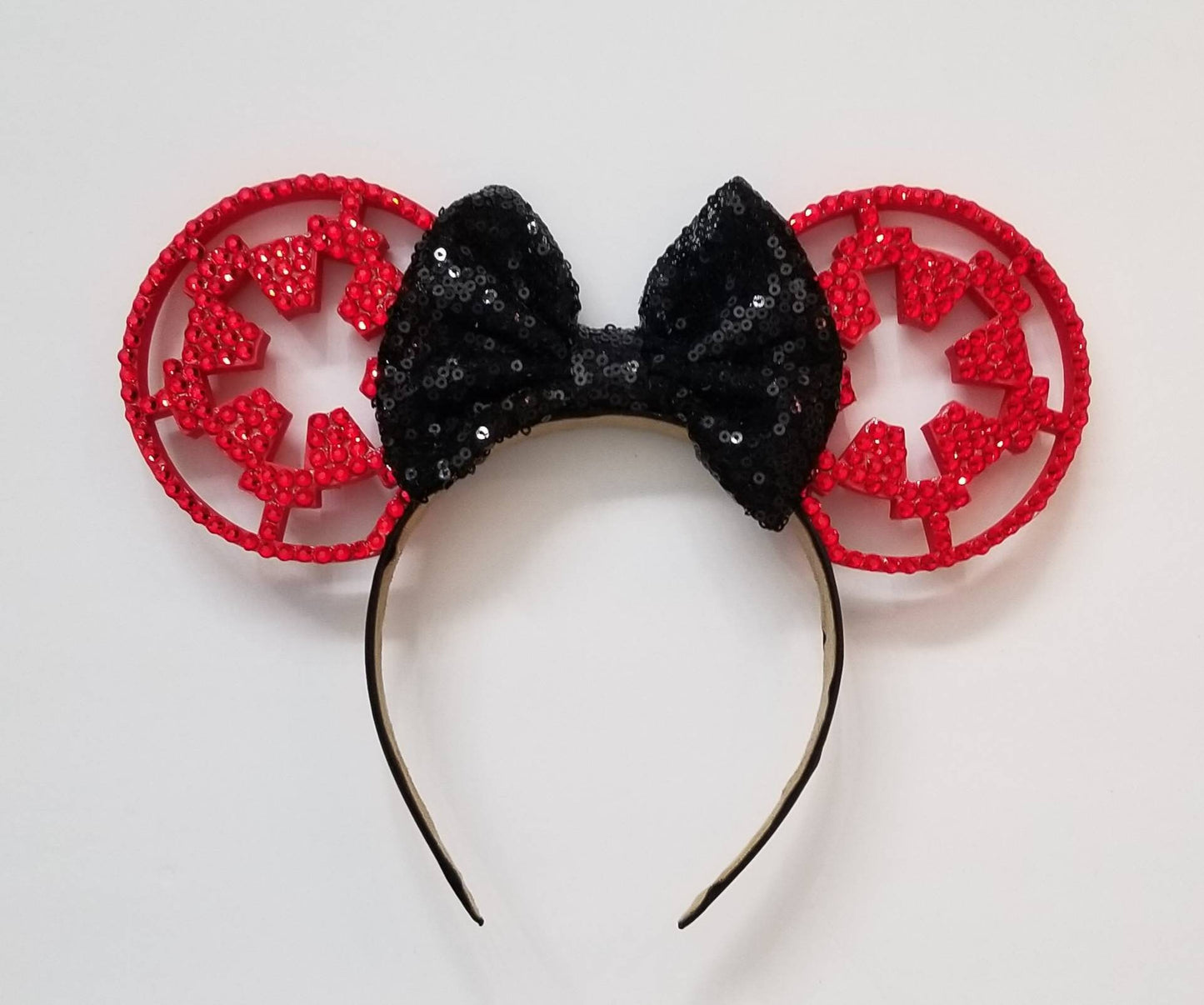 GALACTIC EMPIRE, Star Wars inspired 3D Mouse Ears with or without bow many color options