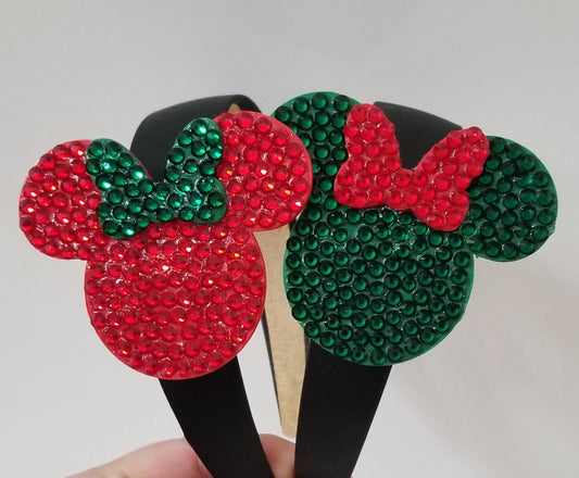 NEW! CHRISTMAS Girl mouse side style headband