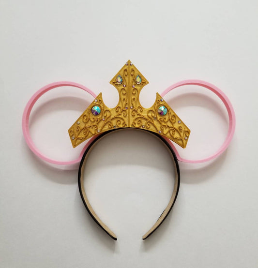 Sleeping Princess tiara 3D Mouse Ears