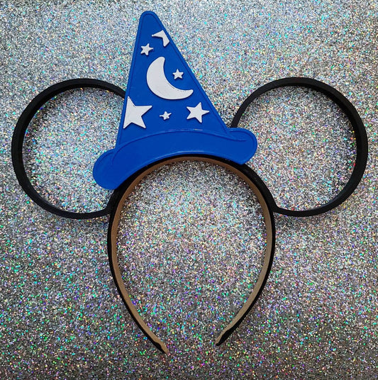 3D Mouse Ears with sorcerer hat