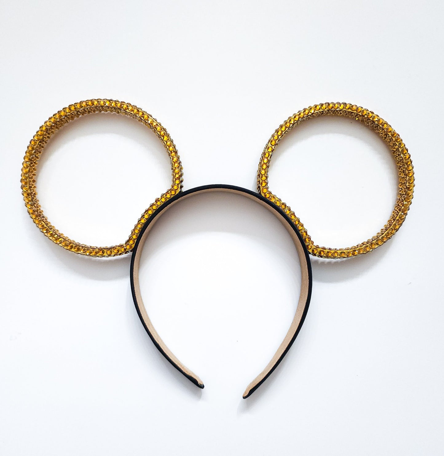 Magic Mountain ears ORIGINAL design-GOLD Rhinestone rings 3D Mouse Ears all sides covered with high quality rhinestones
